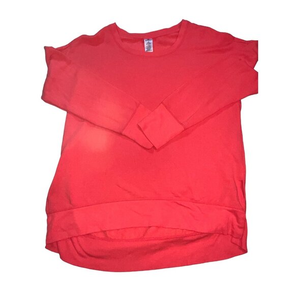 90 Degree Women's Large Orange/Tangerine Sweatshirt Super Soft Modal/Polyester/S - Picture 2 of 5